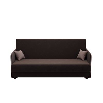 Диван прямой «НЕО», независимые пружины, спальное место 1200×1900 мм, цвет монако 04 тёмно – коричневый/монако 05 коричневый