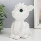 Копилка "Дракоша" 17,5х11,5х12,5 см, белый - фото 22625394