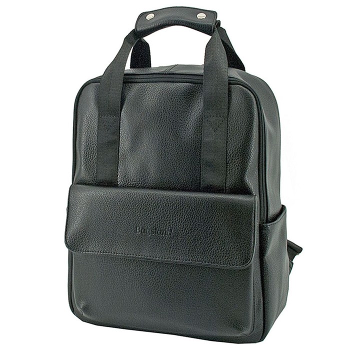 Сумка-рюкзак В2750-00110, цвет Черный, искусственная кожа, 27х13х35 см