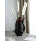 Ваза настольная "Лебедь" черная, цвет микс - фото 24292627