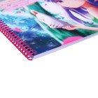 Альбом для рисования А4 40 листов на гребне "Девочка с маской", обложка мелованный картон, блок офсет 100 г/м2 - фото 24413966