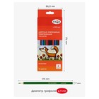 Карандаши цветные 12 цветов «Гамма. Мультики», трёхгранные, заточенные, картонная упаковка, (290122_12) - Фото 2