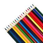 Карандаши цветные 18 цветов Гамма "Мультики" трехгранные, заточенные, картонная упаковка, европодвес (290122_18) - Фото 9