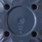 Горшок для цветов с поддоном «Wave», 0.65 л, d=11.5 см, серый - Фото 5