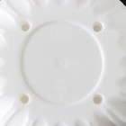 Горшок для цветов с поддоном Wave, 2.5 л, d=17.5 см, пластиковый, белоснежный - Фото 5