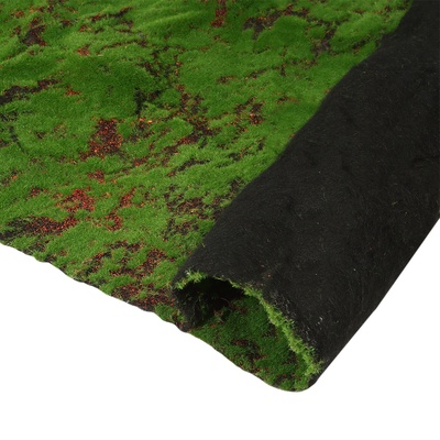 Мох искусственный, декоративный, полотно 1×1 м, рельефный, горный, зелёный, Greengo