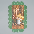 Коробка для кондитерских изделий с PVC крышкой «С Новым годом», кофе, 10.5 × 21 × 3 см - Фото 7