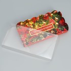 Коробка для кондитерских изделий с PVC крышкой «С Новым годом», шары, 10.5 х 21 х 3 см (комплект 5 шт) - фото 54751057