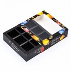 Коробка под 9 конфет с обечайкой "Праздничные шары", 13,7 х 13,7 х 3,5 см (комплект 5 шт) - фото 24292651