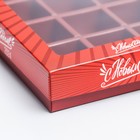 Упаковка для конфет 12 шт "С новым 2024 годом", 19 х 14,5 х 3,5 см (комплект 5 шт) - фото 24292658