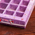 Новогодняя коробка - упаковка для конфет 12 шт. «Новогодний пингвин», 19×14.5×3.5 см - Фото 4