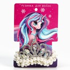 Резинка для волос новогодняя «Самой прекрасной», d = 5 см - Фото 2