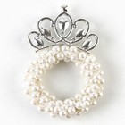 Резинка для волос новогодняя «Самой прекрасной», d = 5 см - Фото 4