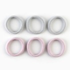 Резинки для волос новогодние «Самая милая», набор 6 шт, d = 4 см - Фото 3