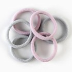 Резинки для волос новогодние «Самая милая», набор 6 шт, d = 4 см - Фото 4