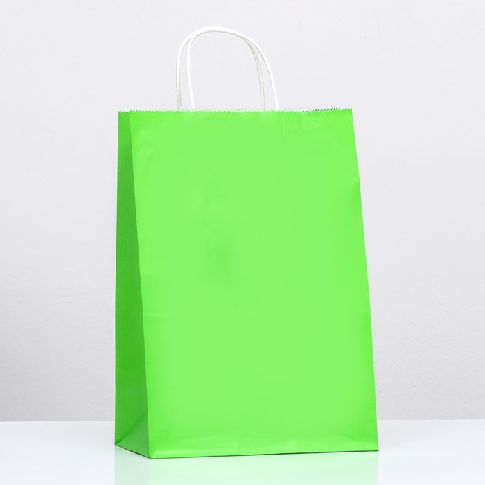 Пакет крафт «Радуга», травяной, 22×13×32 см, 80 г/м², 1 шт. - Фото 1