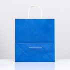 Пакет крафт «Радуга», синий, 25 х 12 х 27 см, 80 г/м2, 1 шт - Фото 2