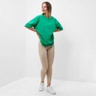 Футболка женская, цвет тёмно-зелёный, размер ONE SIZE (42-46) - фото 22673933