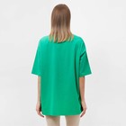 Футболка женская, цвет тёмно-зелёный, размер ONE SIZE (42-46) - фото 22897877