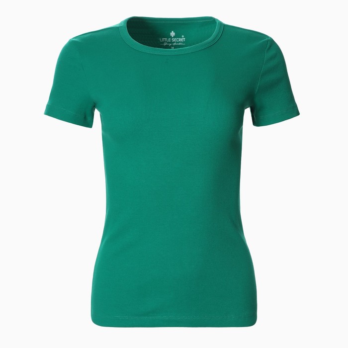 Футболка женская, цвет тёмно-зеленый, размер S (42) - Фото 1