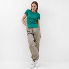 Футболка женская, цвет тёмно-зеленый, размер M (44) - Фото 2