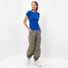 Футболка женская, цвет ярко-синий, размер M (44) - фото 22673960