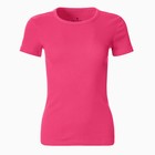 Футболка женская, цвет розовый, размер M (44) - фото 23004389