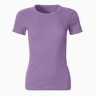 Футболка женская, цвет лиловый, размер M (44) - фото 23004403