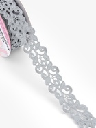 Лента фигурная «Вьюнчик», 25 мм, 9±0.5 м, серая - Фото 2