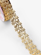 Лента фигурная «Ромашки», 25 мм, 9±0.5 м, бежевая - Фото 2