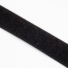 Липучка «Петля», 20 мм × 25 ± 1 м, цвет чёрный - Фото 2