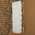 Кружево гипюровое, 40 мм × 9 ± 0.5 м, цвет белый - Фото 3