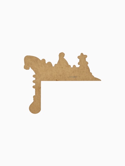 Новогодний декор на раму двери «Гномы», 25.5×20.4 см