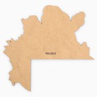 Новогодний декор на раму двери «Дед мороз», 23.2×20.6 см - Фото 3