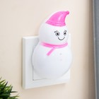 Ночник "Снеговик" LED 3х7х10см RISALUX - Фото 1