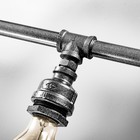 Бра "Крафит" 5хЕ27 40Вт черный 125х10х43см - фото 24254886