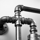 Бра "Крафит" 5хЕ27 40Вт черный 125х10х43см - фото 24254887