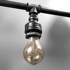 Бра "Крафит" 5хЕ27 40Вт черный 125х10х43см - фото 24254891