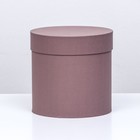 Шляпная коробка кофейная, 18 х 18 см - фото 296566525