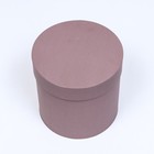 Шляпная коробка кофейная, 18 х 18 см - фото 22581551