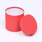 Набор шляпных коробок 5 в 1" Розовый" , 23 х23 - 15 х 15 см - фото 45459009