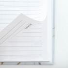 Ежедневник в твердой обложке А5, 80 листов "Белый мрамор" - Фото 4