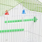 Клетка для птиц укомплектованная Bd-1/1d, 30 х 23 х 39 см, зелёная - фото 24687961