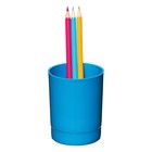 Подставка-стакан для пишущих принадлежностей Стамм "Лидер", 4 неоновых цвета, МИКС - фото 8588752