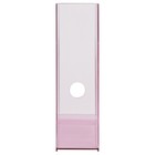 Лоток для бумаг вертикальный СТАММ "Актив", тонированный розовый, ширина 70мм - фото 7134297