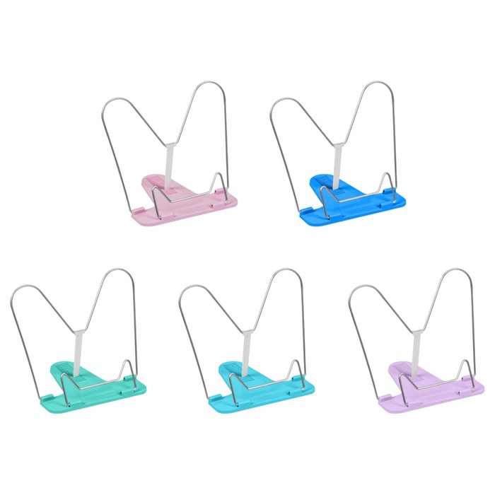 Подставка для книг Стамм, металлическая, пастельные цвета, микс (цена за 1 шт.) - Фото 1