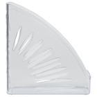 Лоток для бумаг Стамм «Лидер», А4, вертикальный, 1 отделение, прозрачный, ширина 70 мм - Фото 2