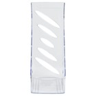 Лоток для бумаг Стамм «Лидер», А4, вертикальный, 1 отделение, прозрачный, ширина 70 мм - Фото 3