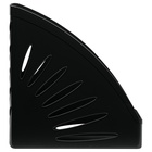 Лоток для бумаг Стамм «Тропик», А4, вертикальный, 1 отделение, чёрный, ширина 110 мм - Фото 5