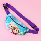 Сумка поясная детская для девочки, 25х6х13 см, Холодное сердце - Фото 3